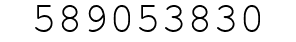 Number 589053830.