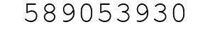 Number 589053930.