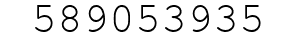 Number 589053935.