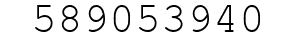 Number 589053940.