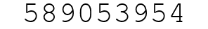 Number 589053954.