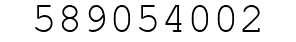 Number 589054002.