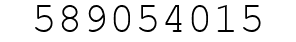 Number 589054015.