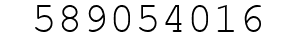 Number 589054016.