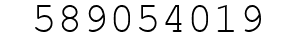 Number 589054019.
