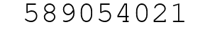 Number 589054021.