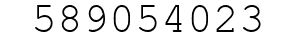 Number 589054023.