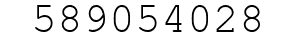 Number 589054028.