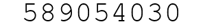 Number 589054030.