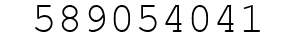 Number 589054041.