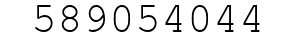 Number 589054044.