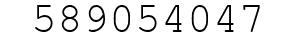 Number 589054047.