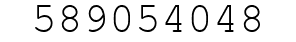 Number 589054048.