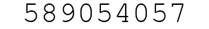 Number 589054057.