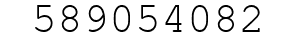 Number 589054082.