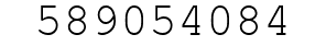 Number 589054084.