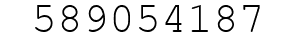 Number 589054187.