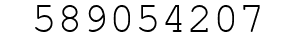 Number 589054207.