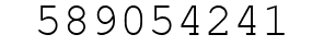 Number 589054241.