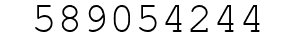 Number 589054244.