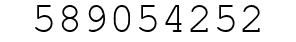 Number 589054252.