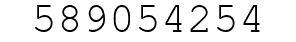 Number 589054254.