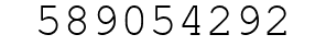 Number 589054292.