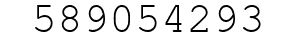 Number 589054293.