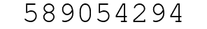 Number 589054294.
