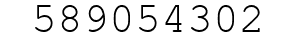 Number 589054302.