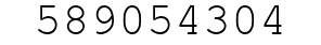 Number 589054304.
