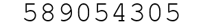 Number 589054305.