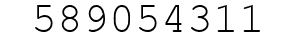 Number 589054311.