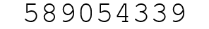 Number 589054339.