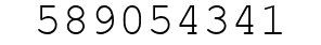 Number 589054341.
