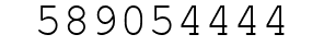 Number 589054444.
