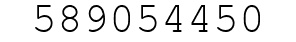 Number 589054450.