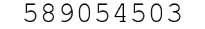 Number 589054503.
