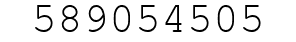 Number 589054505.