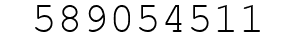 Number 589054511.