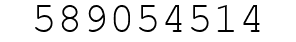 Number 589054514.