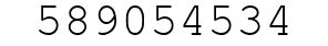 Number 589054534.