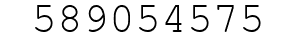 Number 589054575.