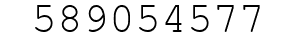 Number 589054577.