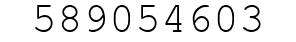 Number 589054603.