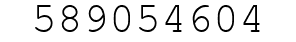 Number 589054604.