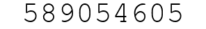 Number 589054605.