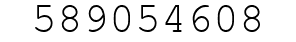 Number 589054608.