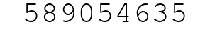 Number 589054635.