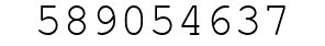 Number 589054637.